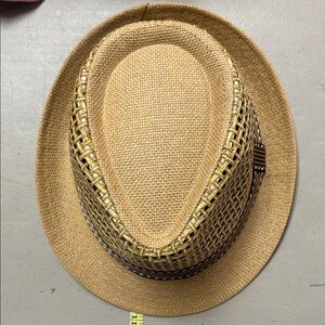 Stylish Tan Fedora Hat